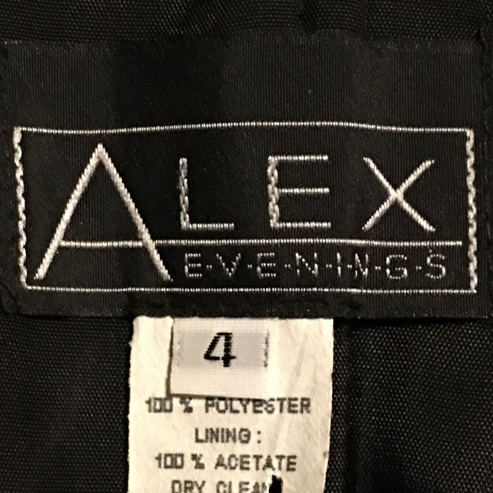 ALEX EVENINGS Little Black Dress  Size 4_11